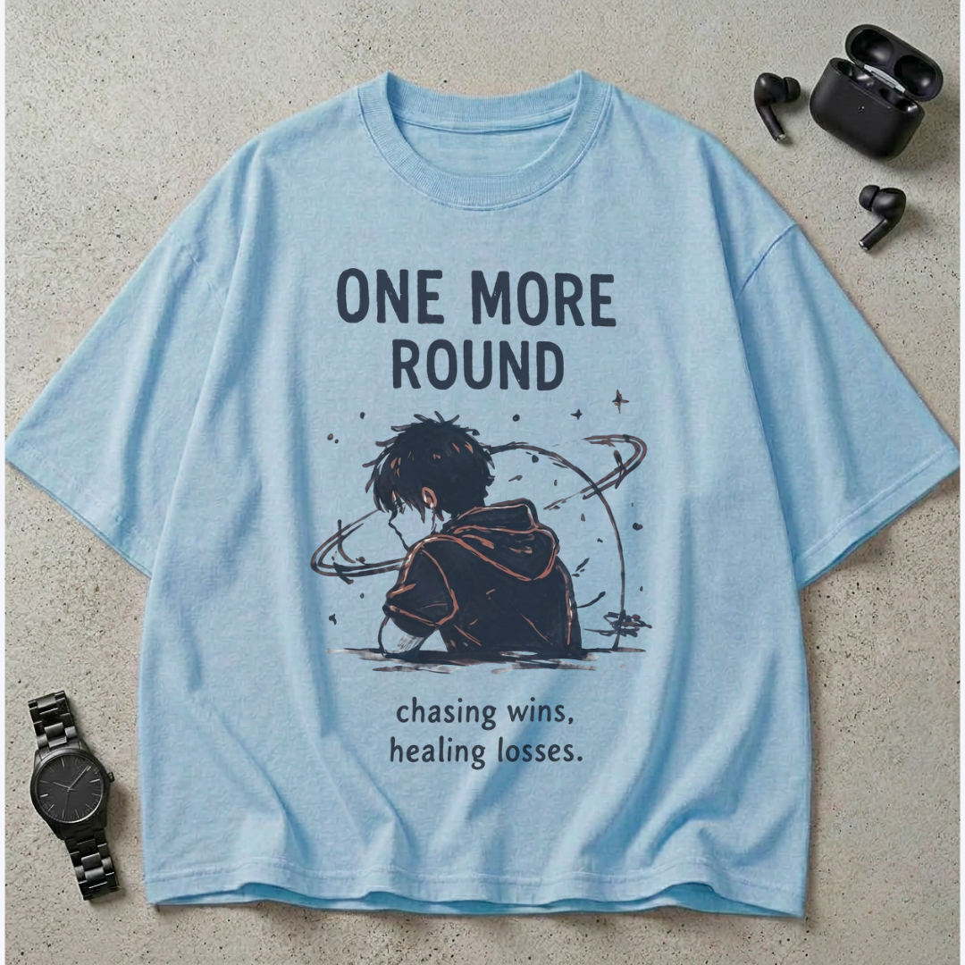 One More Round Oversized T-Shirt