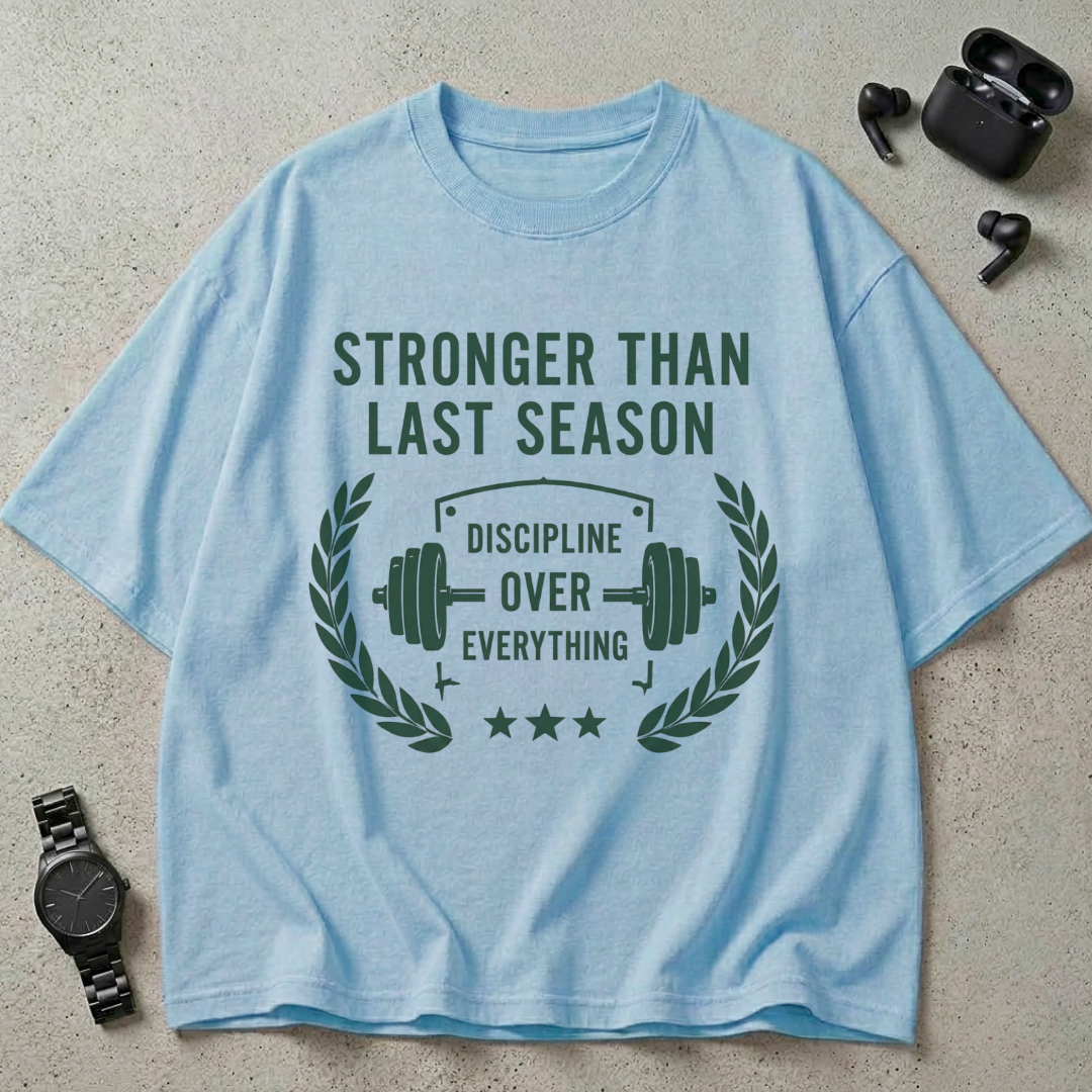 Stronger Than Last Season Oversized T-Shirt