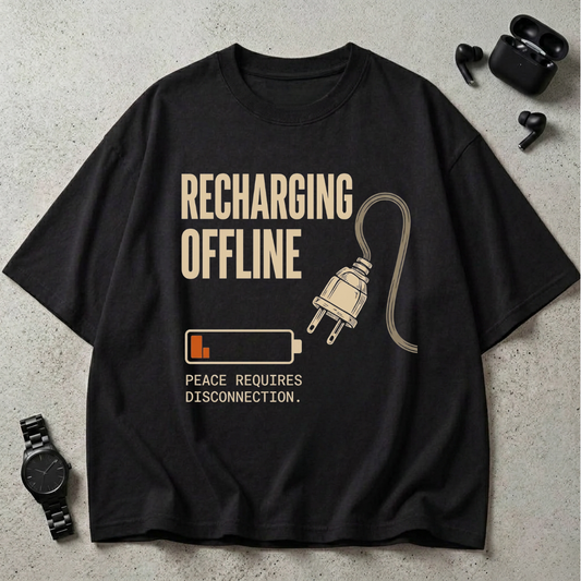 Recharging Offline Oversized T-Shirt