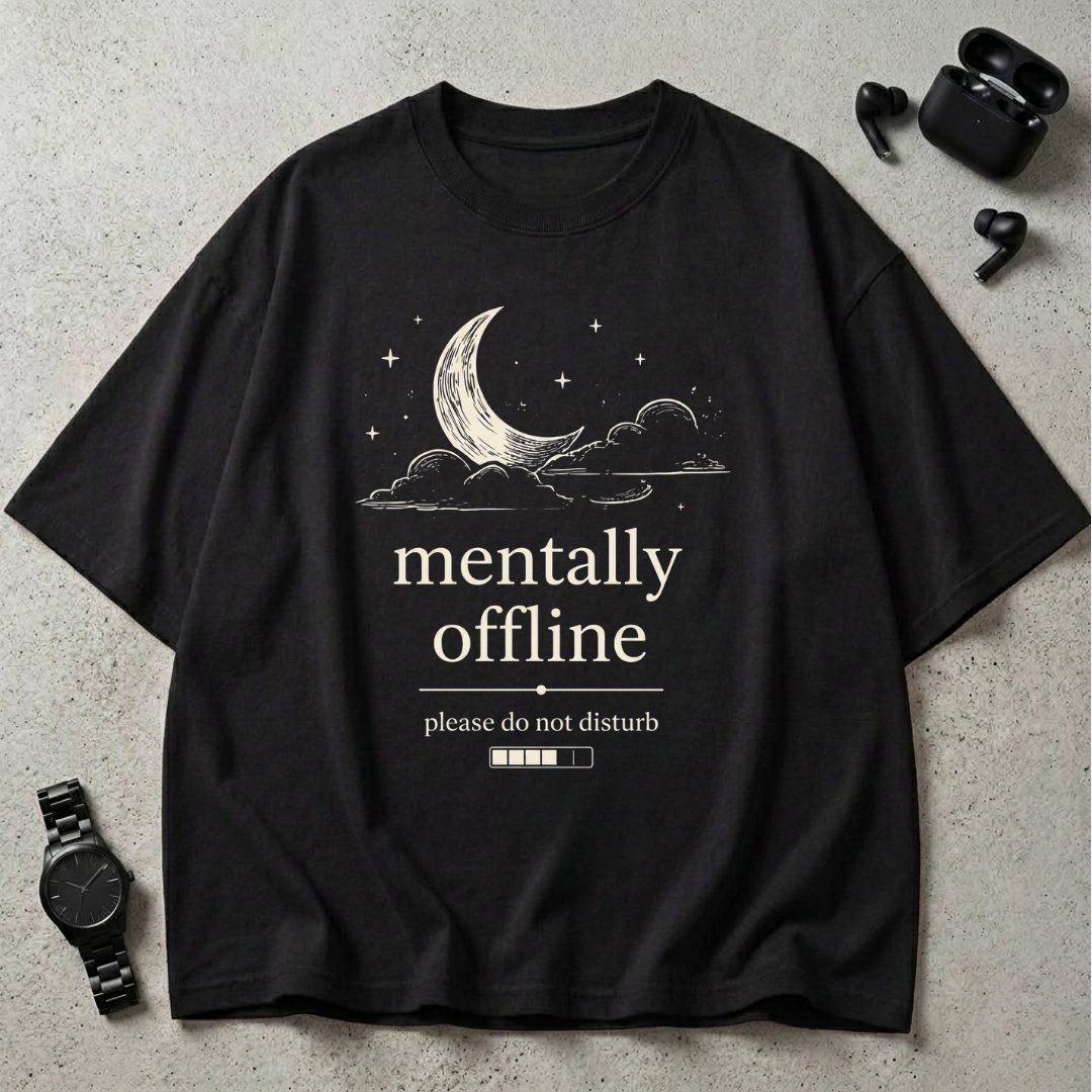 Mentally Offline Oversized T-Shirt