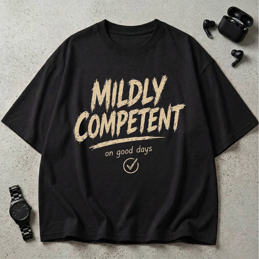 Mildly Competent GSM 240 Oversized T-Shirt