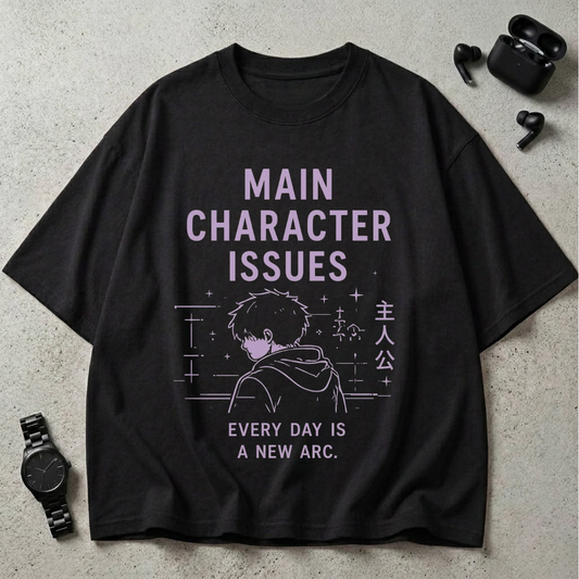 Main Character Issues Oversized T-Shirt