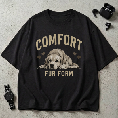 Comfort Fur Form Oversized T-Shirt