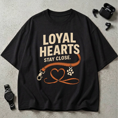 Loyal Hearts Stay Close Oversized T-Shirt