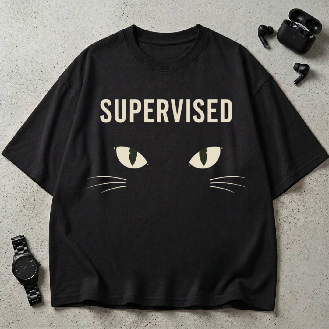 Supervised 240 GSM Oversized T-Shirt