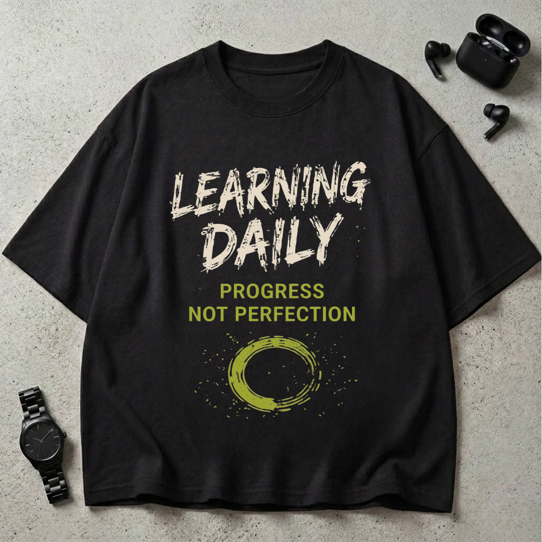 Learning Daily GSM 240 Oversized T-Shirt
