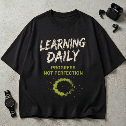 Learning Daily GSM 240 Oversized T-Shirt