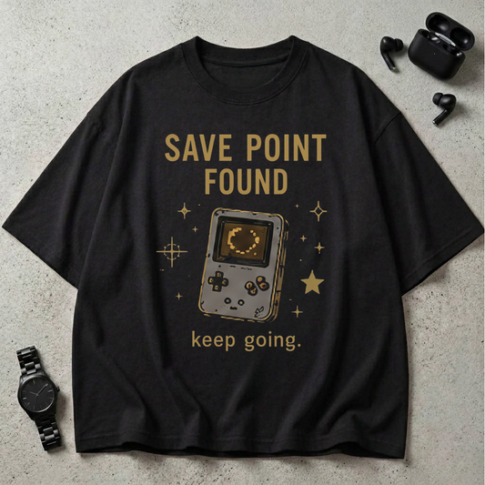 Save Point Found Oversized T-Shirt