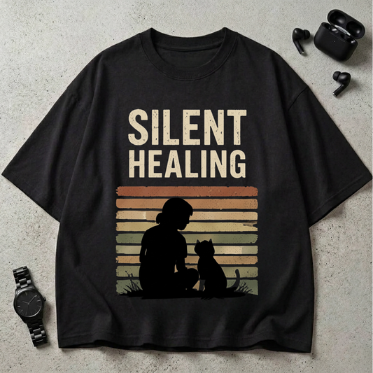 Silent Healing 240 GSM Oversized T-Shirt