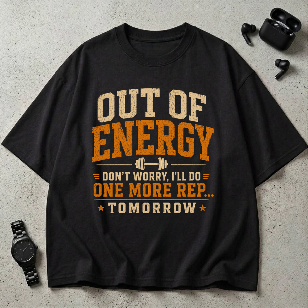 Out of Energy Oversized T-Shirt