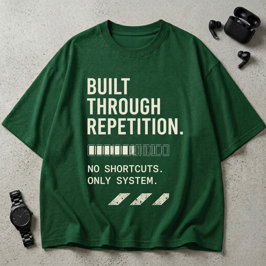 Built Through Repetition Oversized T-Shirt