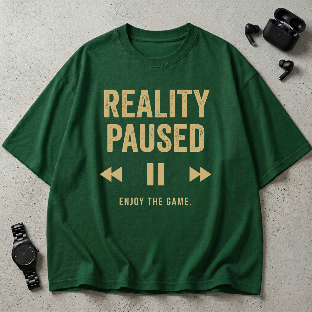 Reality Paused Oversized T-Shirt