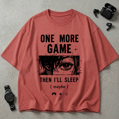 One More Game Oversized T-Shirt