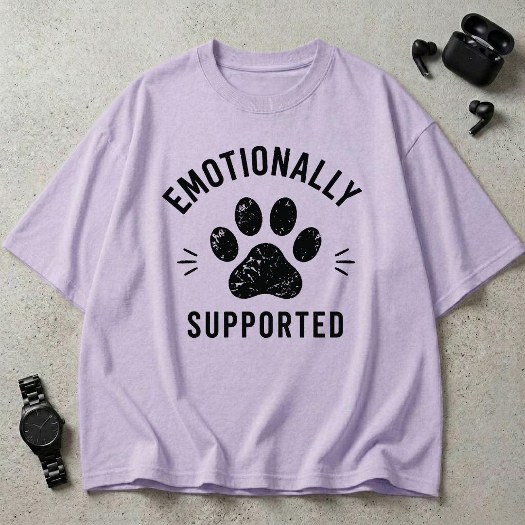Emotionally Supported Oversized T-Shirt