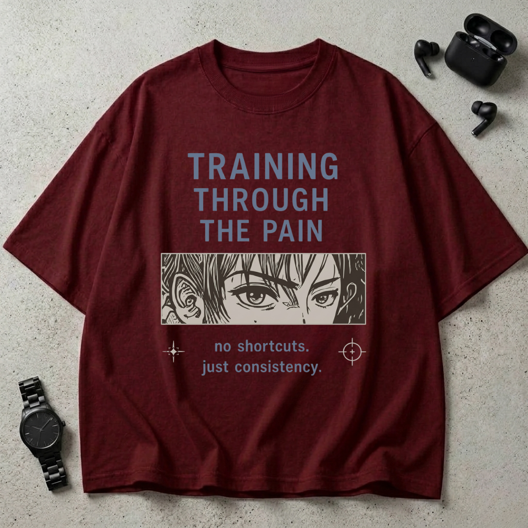 Training Through The Pain Oversized T-Shirt