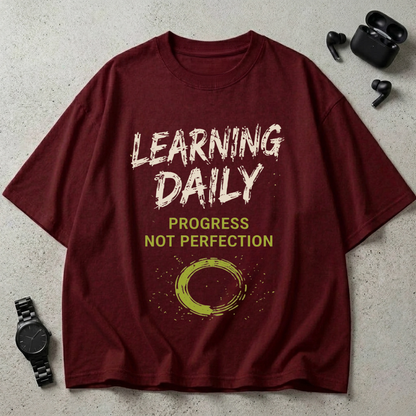 Learning Daily GSM 240 Oversized T-Shirt