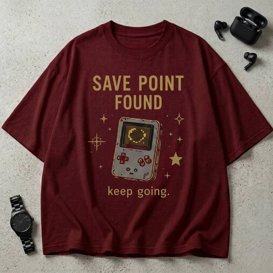 Save Point Found Oversized T-Shirt