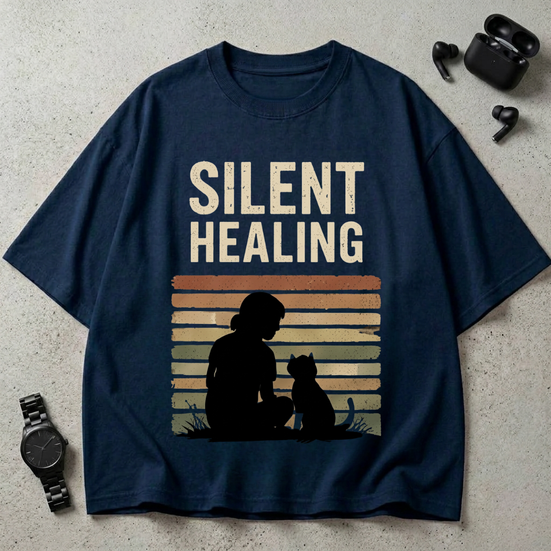 Silent Healing 240 GSM Oversized T-Shirt
