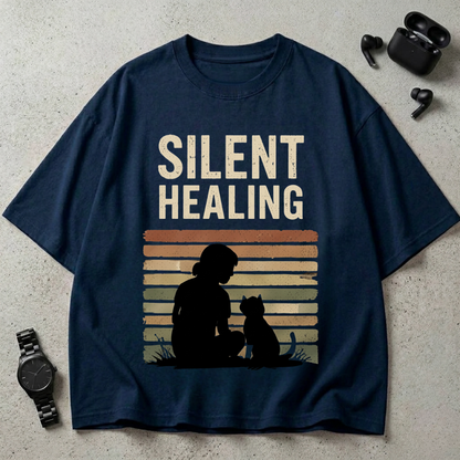 Silent Healing 240 GSM Oversized T-Shirt