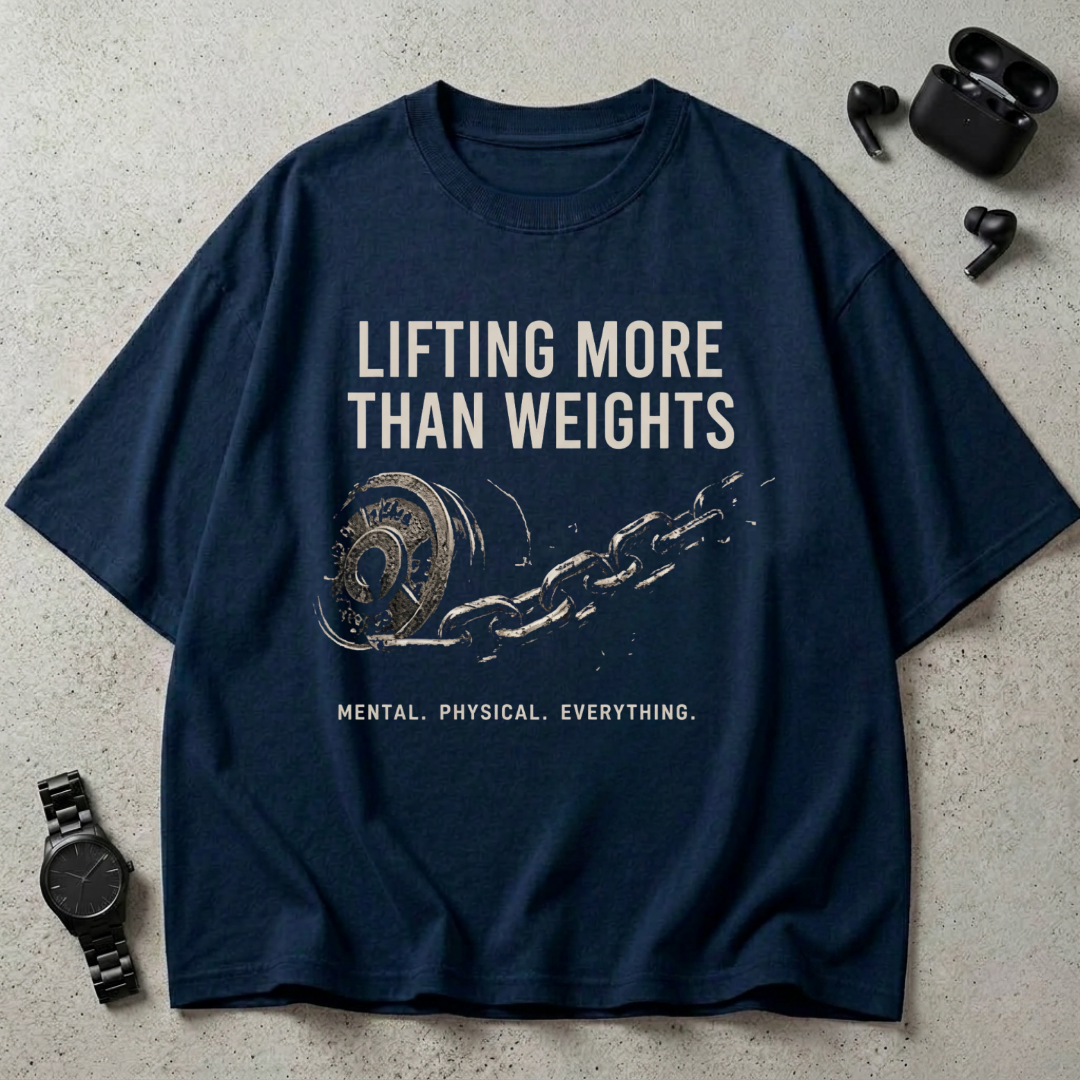 Lifting More Than Weights Oversized T-Shirt