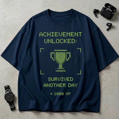 Achievement Unlocked Oversized T-Shirt