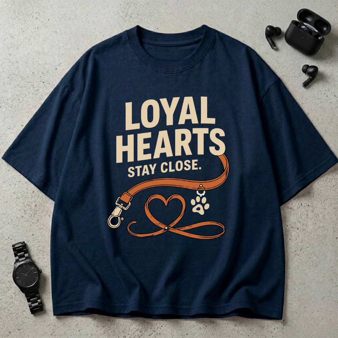 Loyal Hearts Stay Close Oversized T-Shirt