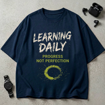 Learning Daily GSM 240 Oversized T-Shirt