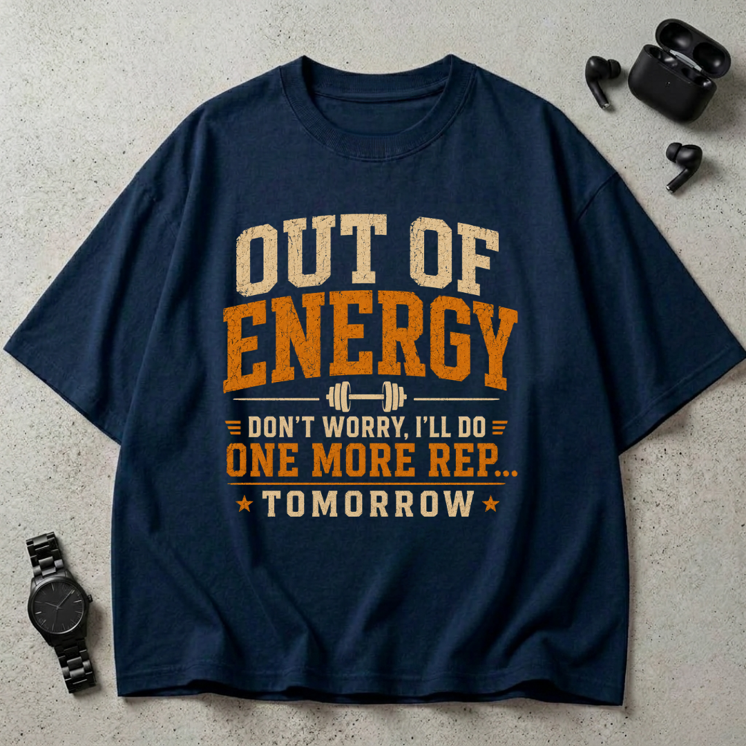 Out of Energy Oversized T-Shirt
