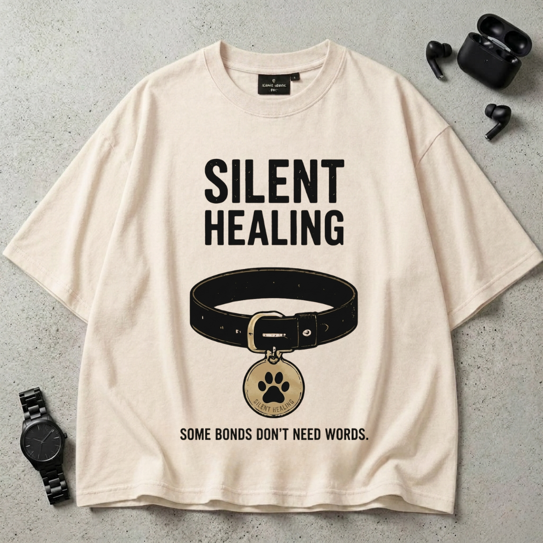 Silent Healing 240 GSM Oversized T-Shirt