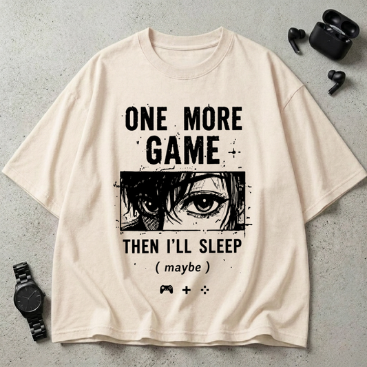 One More Game Oversized T-Shirt
