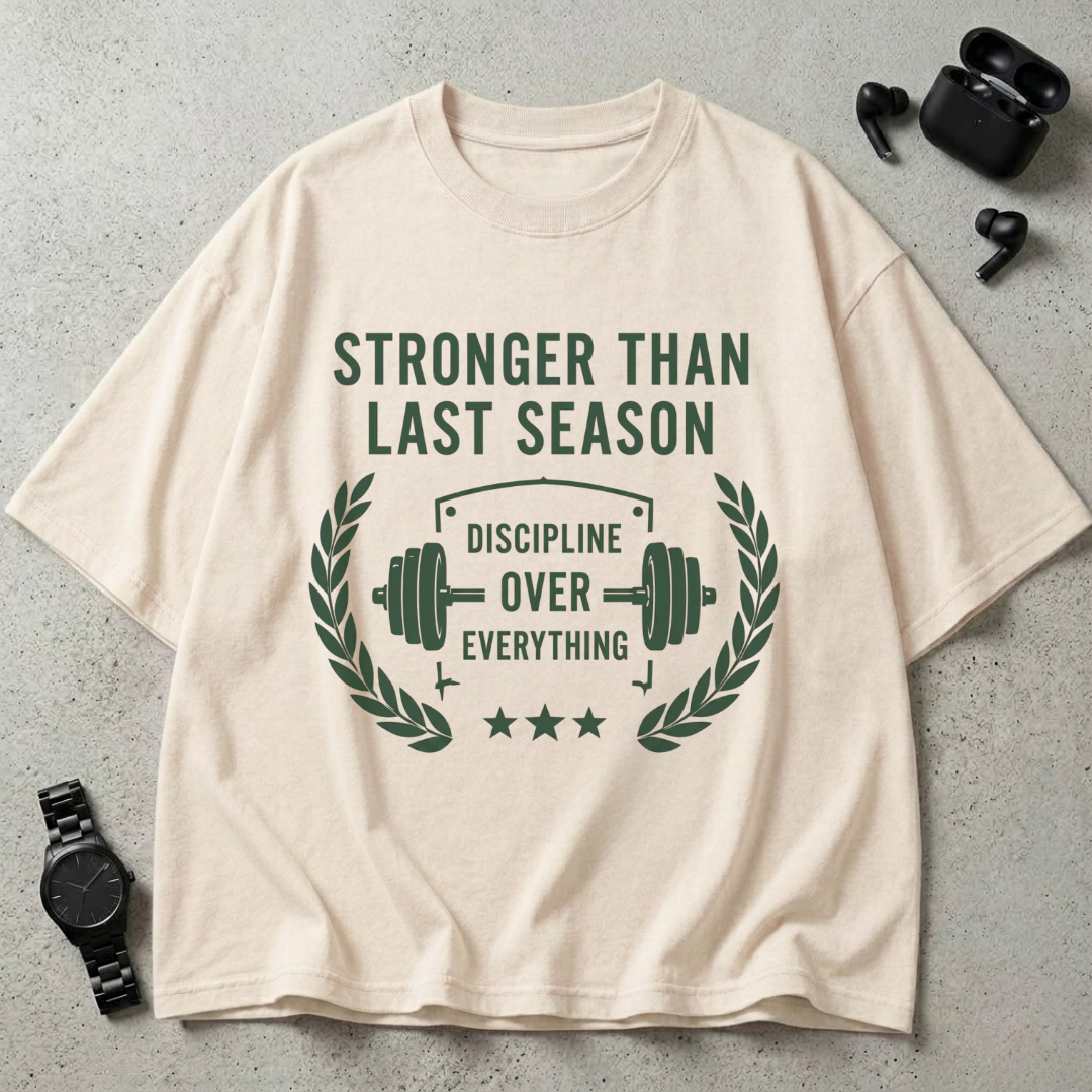 Stronger Than Last Season Oversized T-Shirt