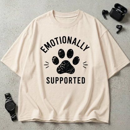 Emotionally Supported Oversized T-Shirt
