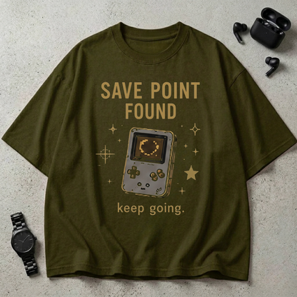 Save Point Found Oversized T-Shirt