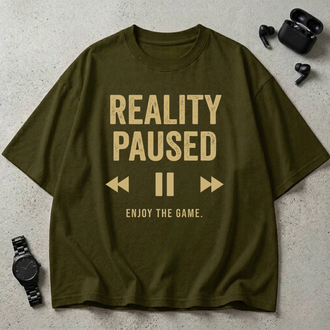 Reality Paused Oversized T-Shirt
