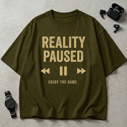 Reality Paused Oversized T-Shirt