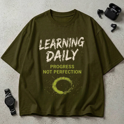 Learning Daily GSM 240 Oversized T-Shirt