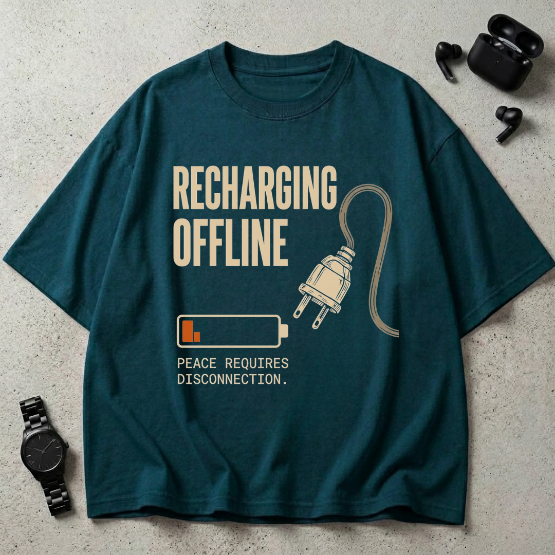 Recharging Offline Oversized T-Shirt