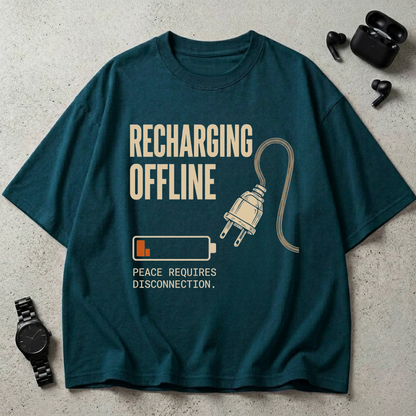 Recharging Offline Oversized T-Shirt
