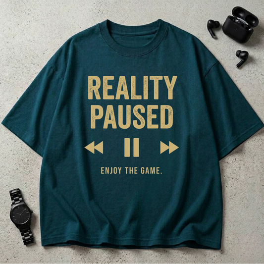 Reality Paused Oversized T-Shirt