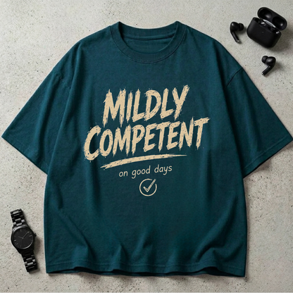 Mildly Competent GSM 240 Oversized T-Shirt