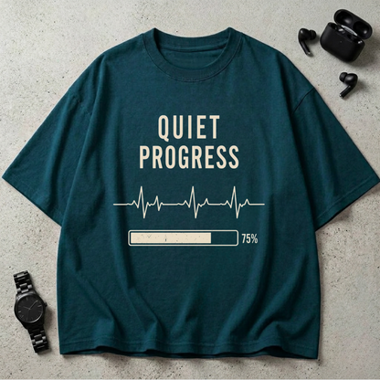 Quiet Progress 240 GSM Oversized T-Shirt