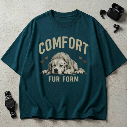 Comfort Fur Form Oversized T-Shirt