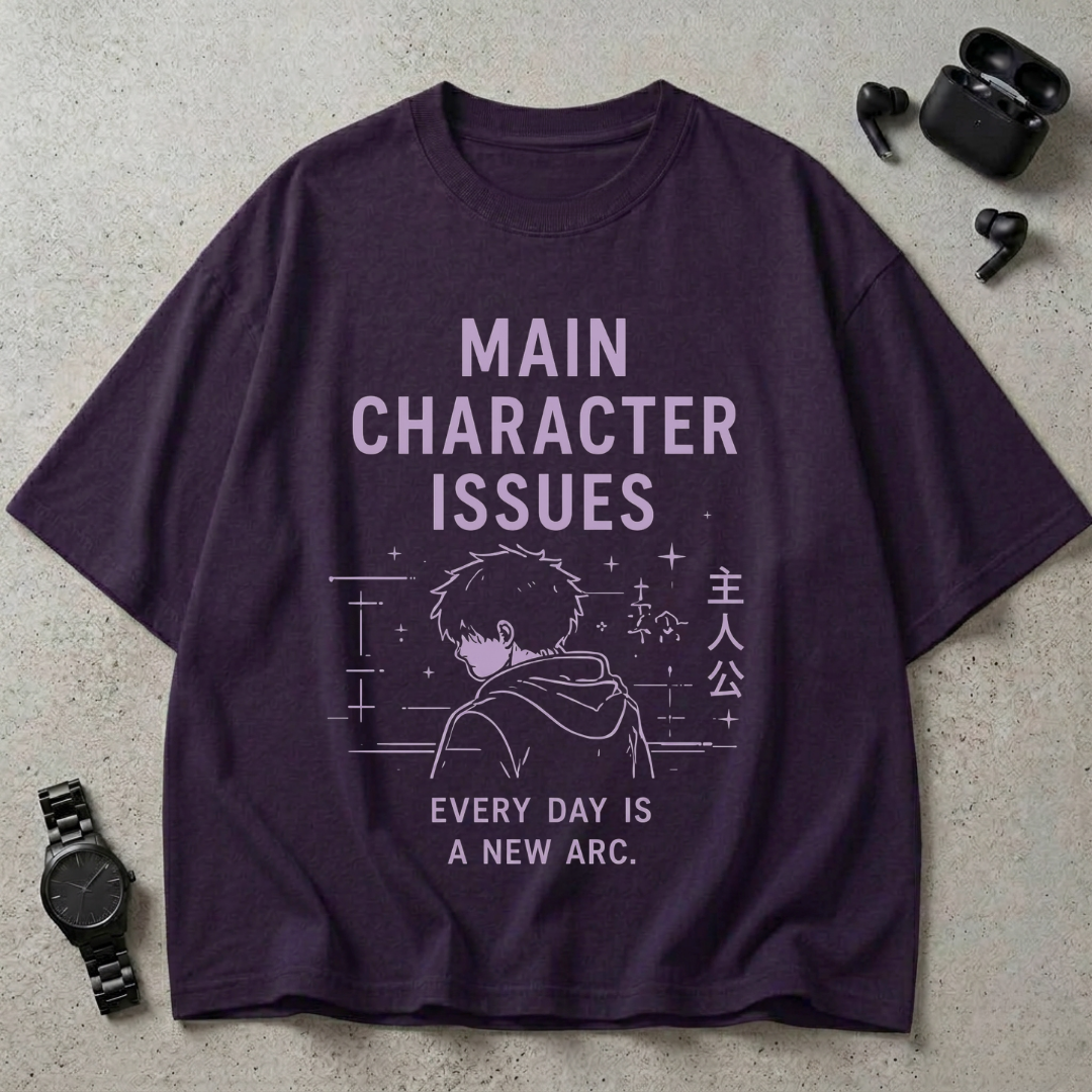 Main Character Issues Oversized T-Shirt