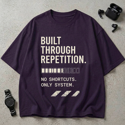Built Through Repetition Oversized T-Shirt
