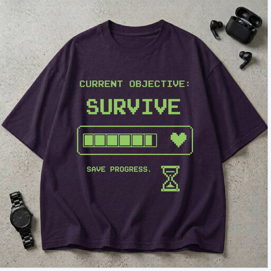 Current Objective Survive Oversized T-Shirt