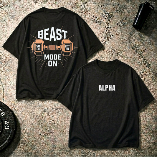 Beast Mode On GSM 240 Oversized T-Shirt