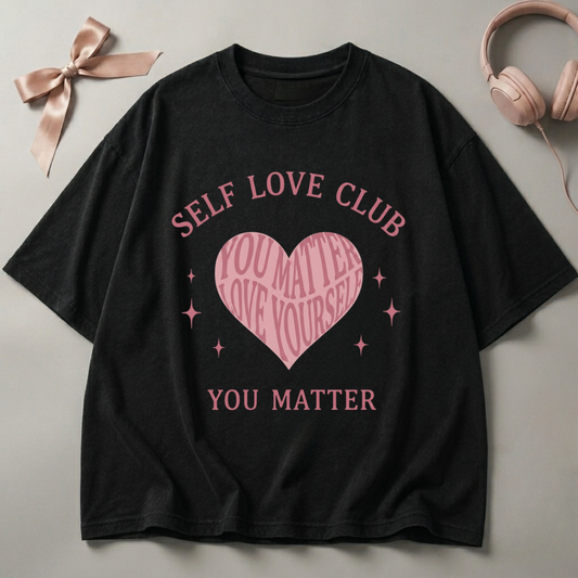 Self Love Club Oversized T-Shirt