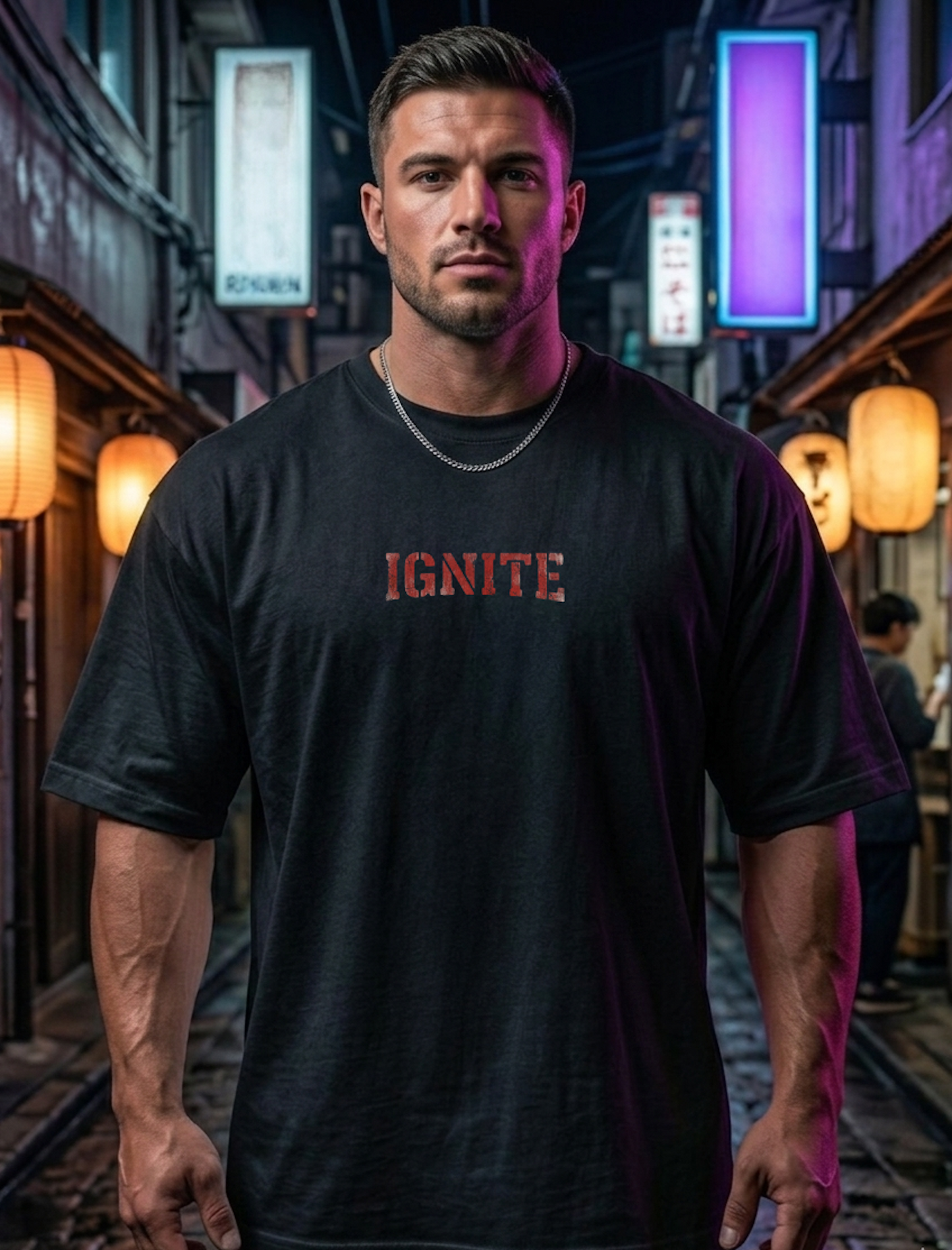 Ignite Oversized T-Shirt – Rise Above Edition (Red)
