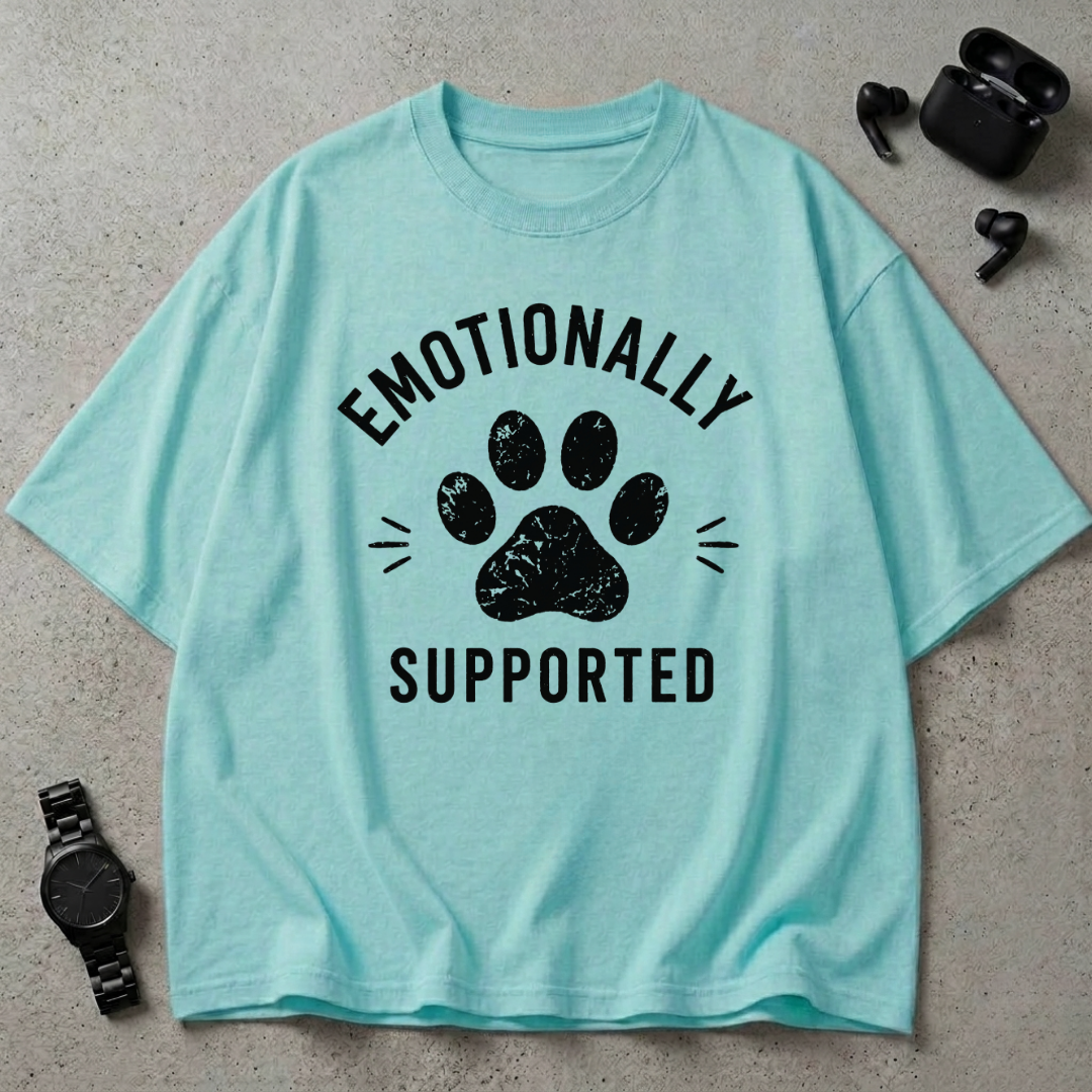 Emotionally Supported Oversized T-Shirt