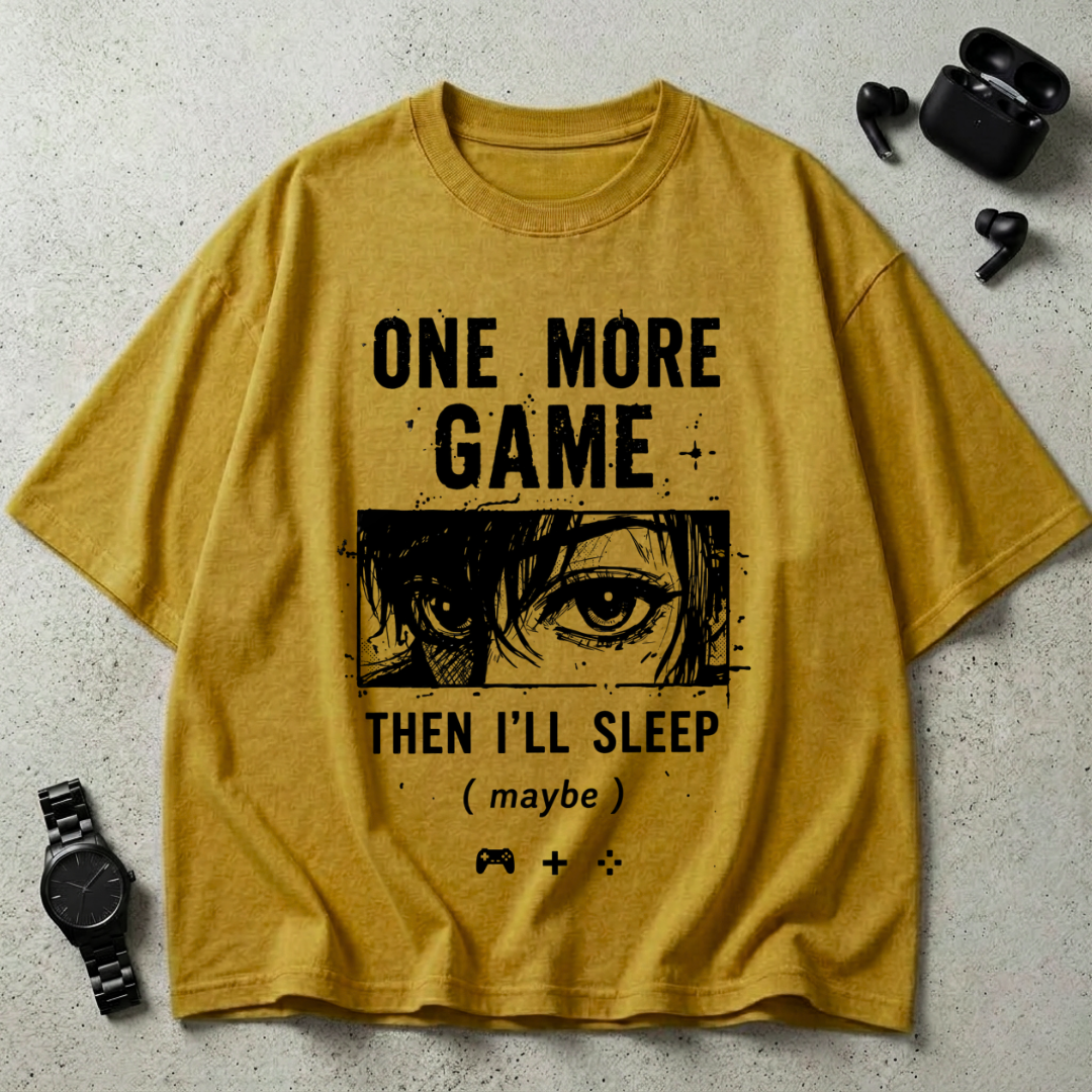 One More Game Oversized T-Shirt